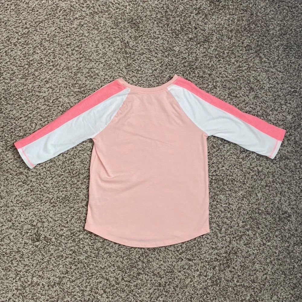 Girls Cat & Jack Springtime Glitter Raglan Tee Bundle - Picture 7 of 10